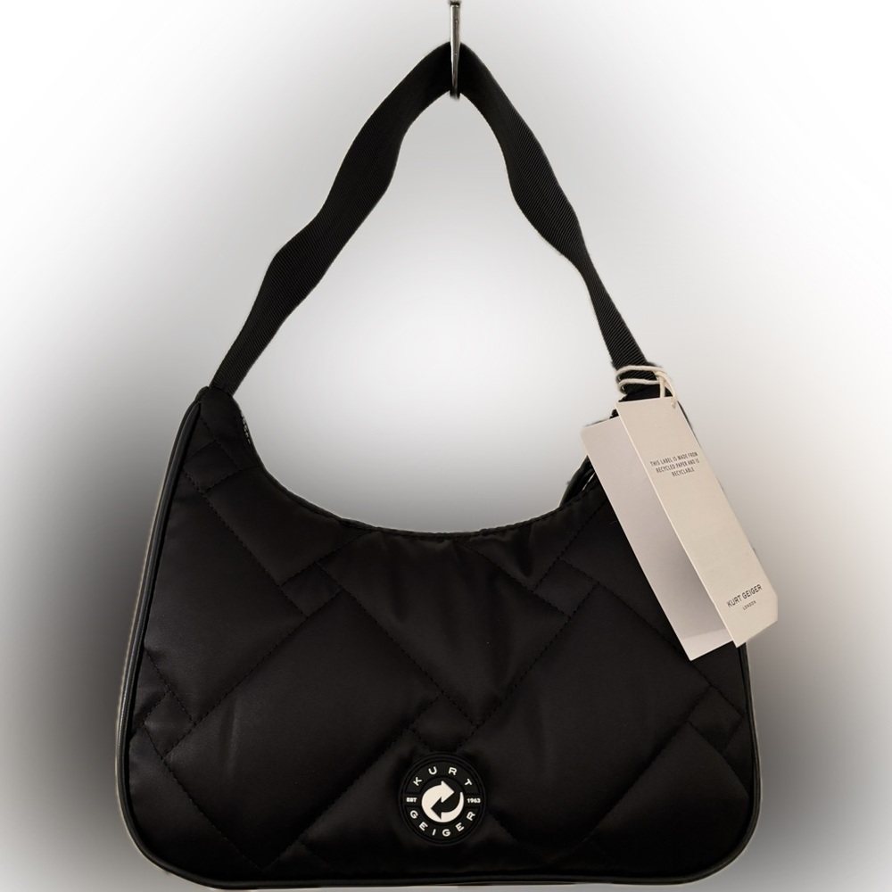 NWT Kurt Geiger Quilted Shoulder Bag- Recycled Material